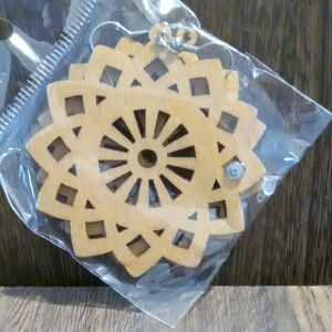 Geometric Wooden Earrings